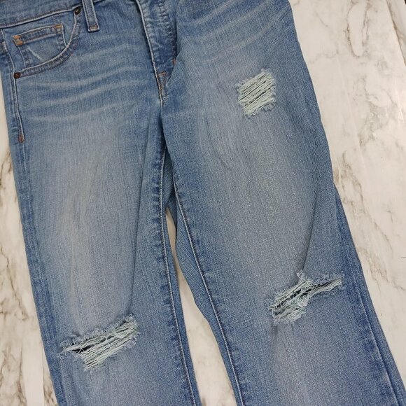 MADEWELL jeans women's size 28 high rise skinny destructed - Picture 5 of 8